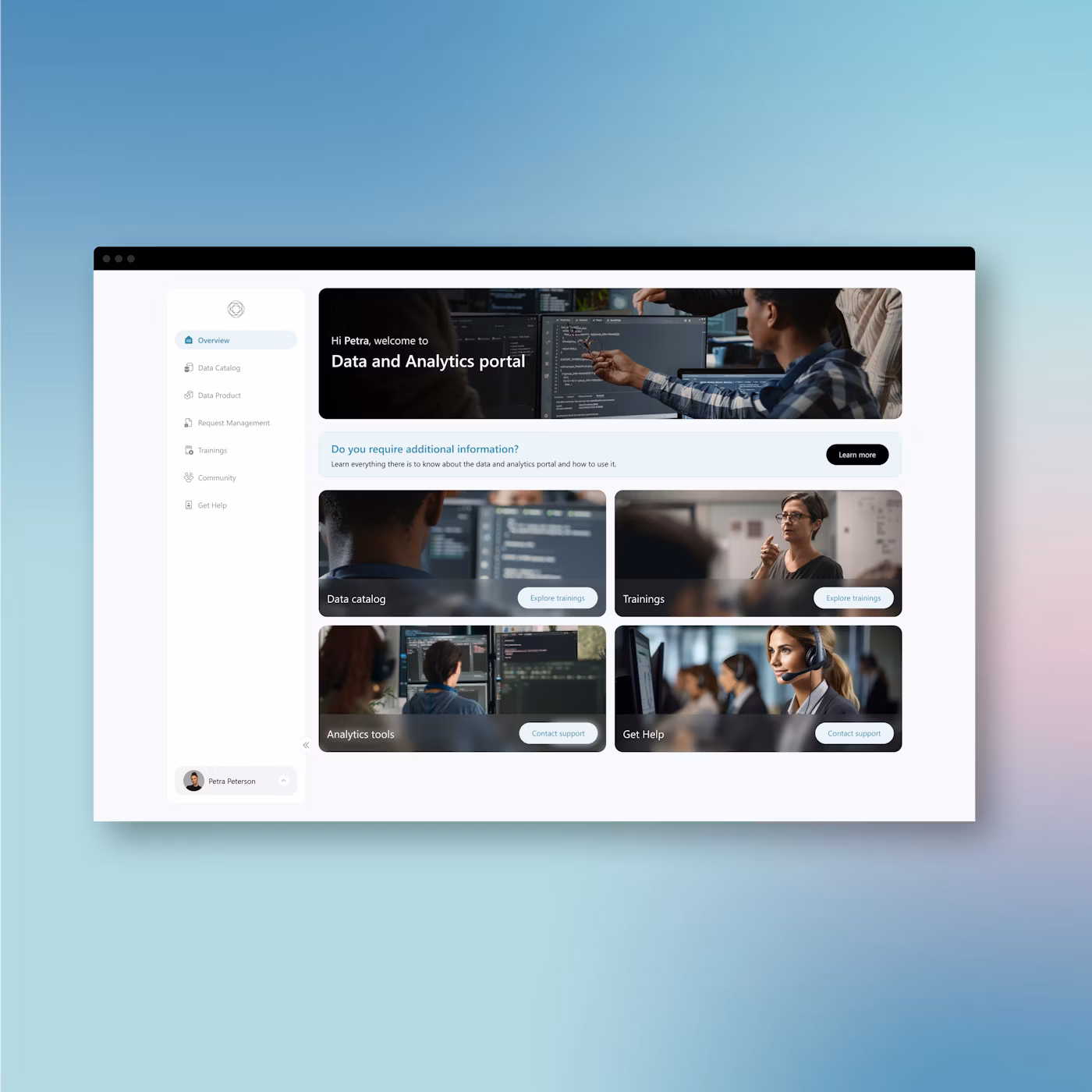 Enterprise Data Products & Analytics Hub